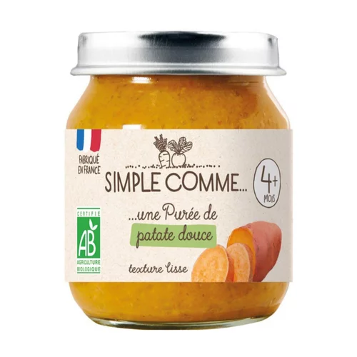 Pot patate douce bio Simple Comme - 125g