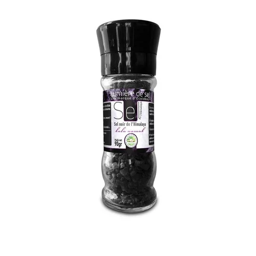 Sel noir de l'Himalaya moulin 90g