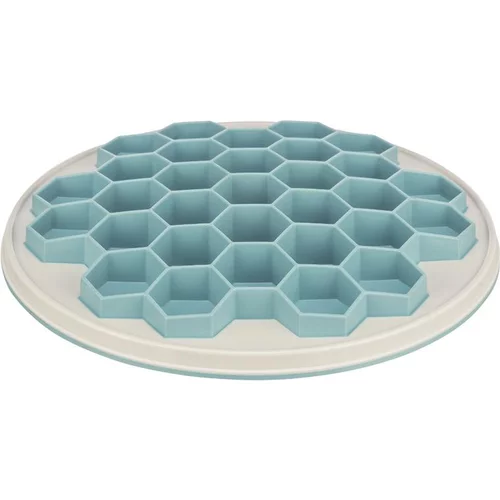 Gamelle anti-glouton pour chien coloris bleu Trixie Slow Feeding - Ø 30 cm