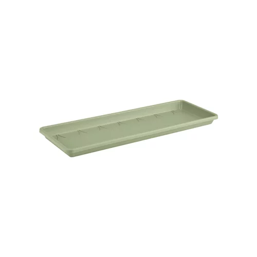 Soucoupe de balconnière en plastique vert pistache Elho Barcelona - 50 cm