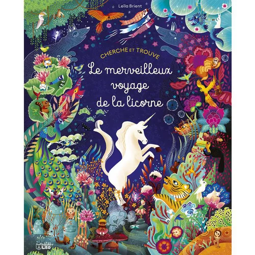 Livre "Le merveilleux voyage de la licorne" Collection cherche et trouve aux Éditions Lito