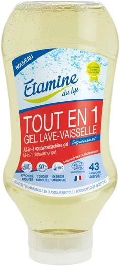 Gel lave-vaisselle tout en un Etamyne du Lys - 870 ml