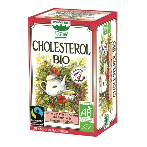 Tisane cholestérol bio en boite de 32 g