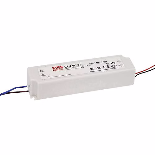 Driver LED LPV – 60 | 36 36 V DC 1 | 67 A | alimentation LED IP67 60 W