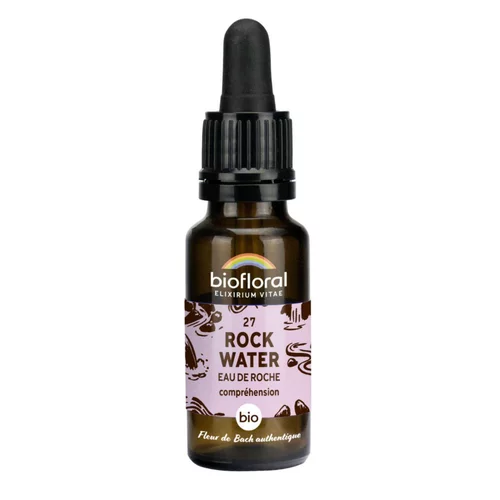 Élixir n°27 Biofloral d’eau de roche en flacon de 20 ml