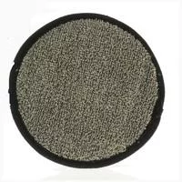 Eponge ronde exfoliante ramie coloris gris