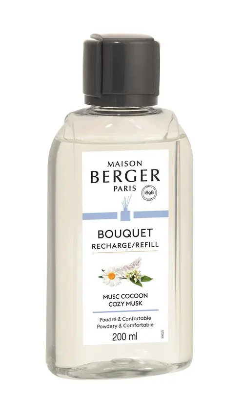 Recharge pour bouquet parfumé Maison Berger Musc cocoon - 200 ml