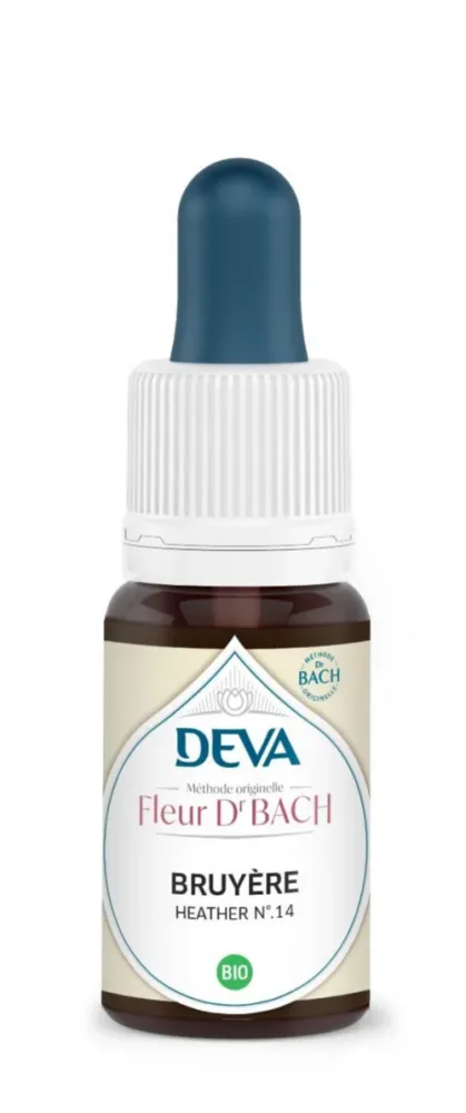 Complément alimentaire fleur de Bach bruyère bio Deva - 15 ml