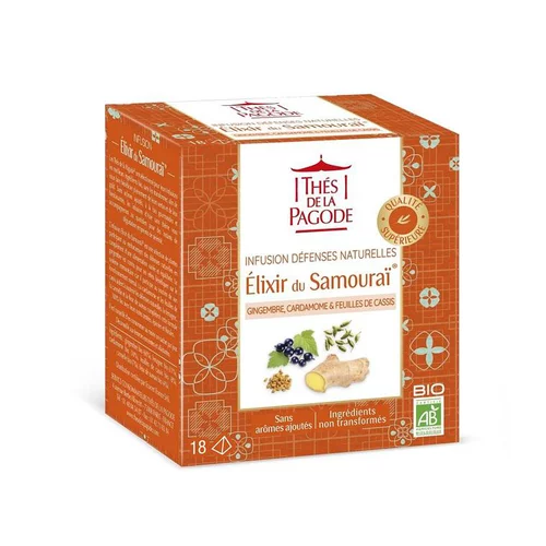Elixir du Samouraï bio Thé de la pagode 18 infusettes - 32,4 g