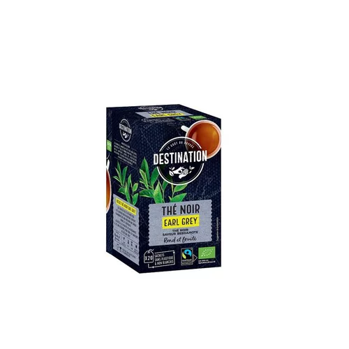 Thé noir Earl Grey bio Destination - 40 g