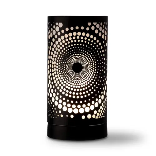 Diffuseur par chaleur douce coloris noir en métal Calorya n°12 Zen' Arôme - diffusion 20 m2