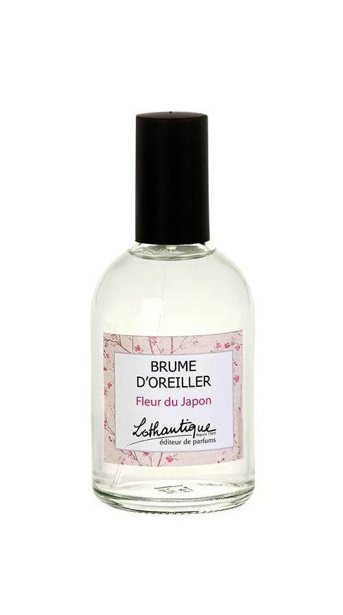 Brume d’oreiller en flacon spray en verre Lothantique Fleur du Japon - 100 ml