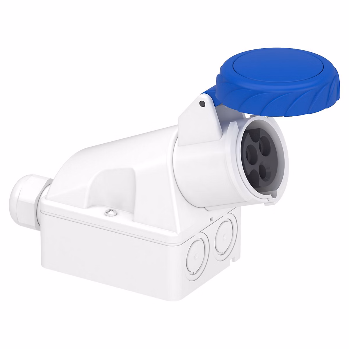 83154 Schneider Pratika | Socle De Prise 16a Incliné – 2p+t – 200 – 250 V Ca – Ip67