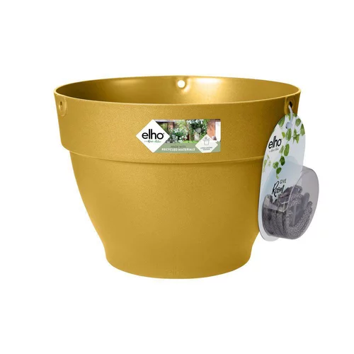 Suspension en plastique jaune miel Elho Vibia Campana - ø 26 cm