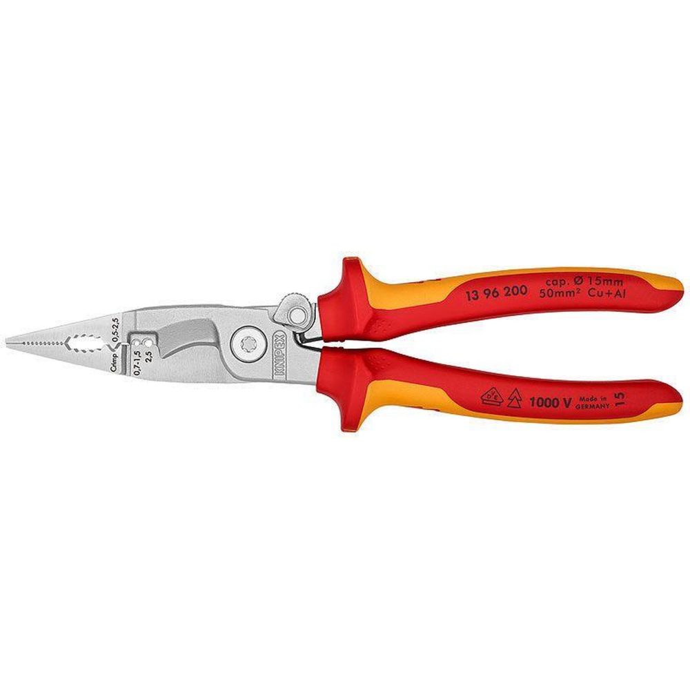 Knipex Pince isolées 1000V multifonctions pour électriciens - L 200mm – Aménagement du jardin