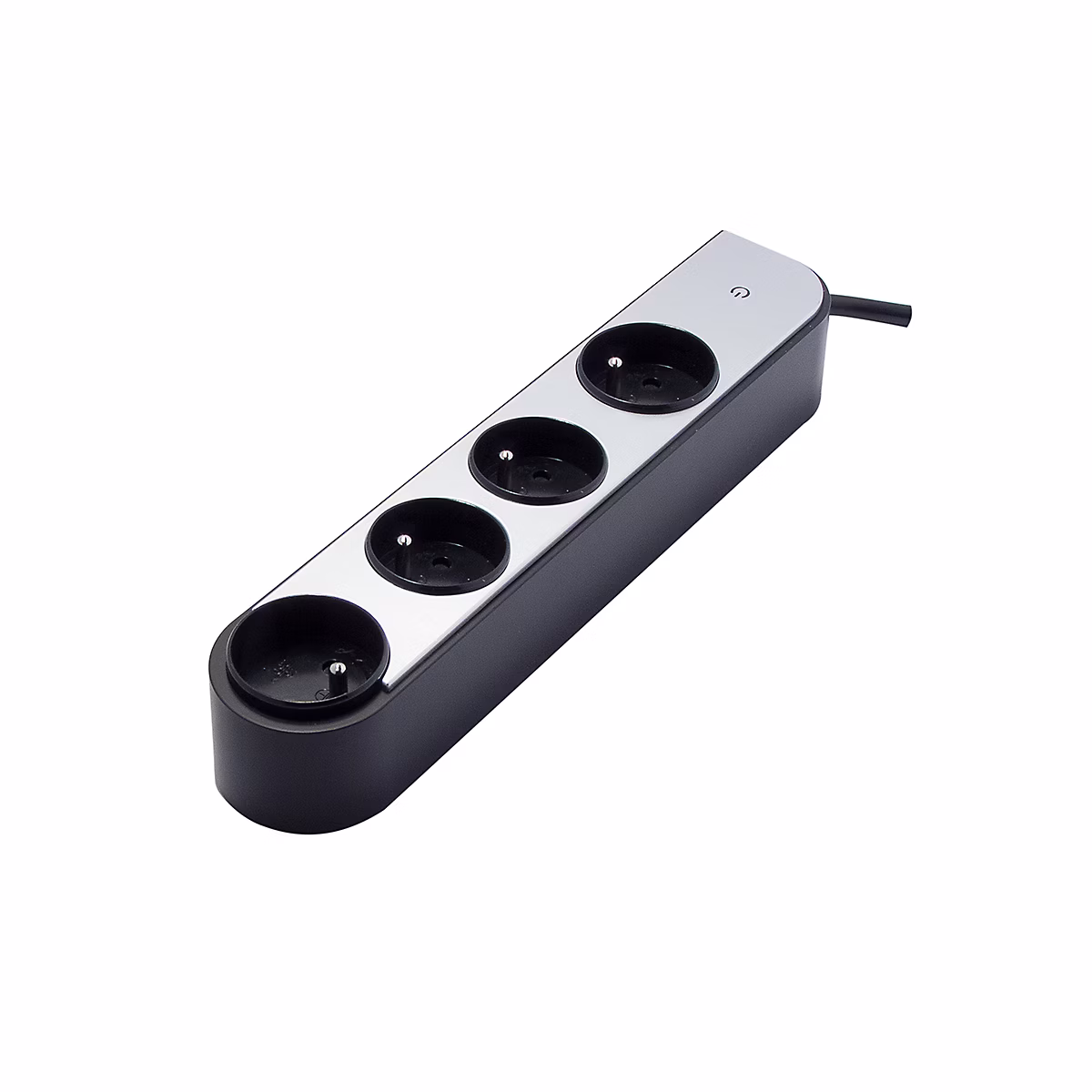 Bloc prises rotatives 4x16A | 1 – 5 m – aluminium – Chacon