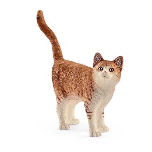 Figurine Chat Série Animaux de la ferme 6,6x1,7x5,6 cm