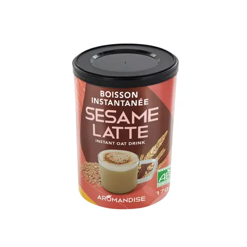 Boisson instantanée Sesame latte bio Aromandise - 75 g