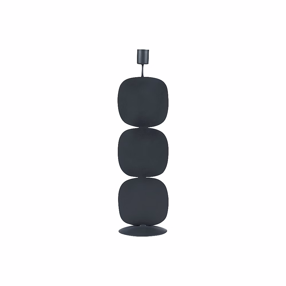 Chandelle en métal raw gris 36 cm – Réf. KJFZKHTVJ8658485777