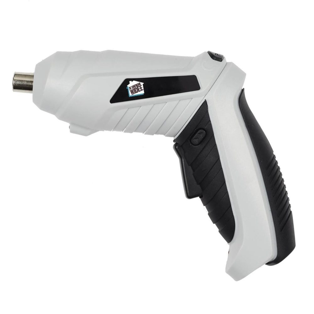 Je cherche une idee Tournevis sans fil tête rotative 16cm gris & noir