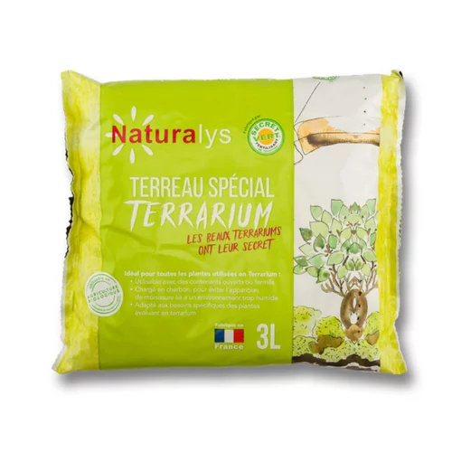 Terreau spécial terrarium Naturalys - 3 L