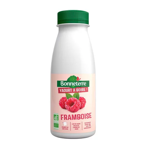 Yaourt à boire à la framboise Bonneterre - 250 ml