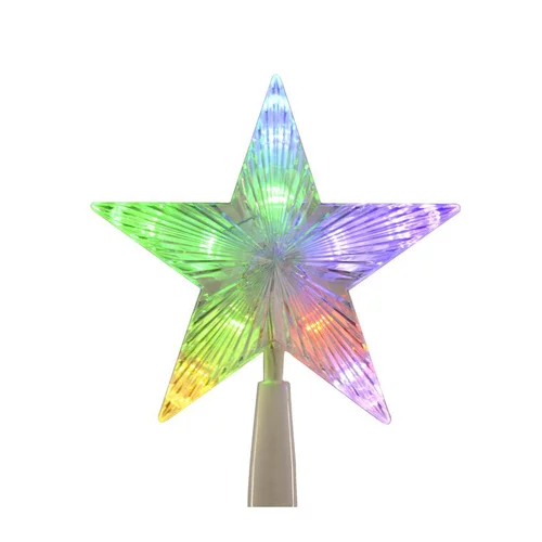 Etoile lumineuse LED à lumière animée multicolore sur secteur - 0,2 m