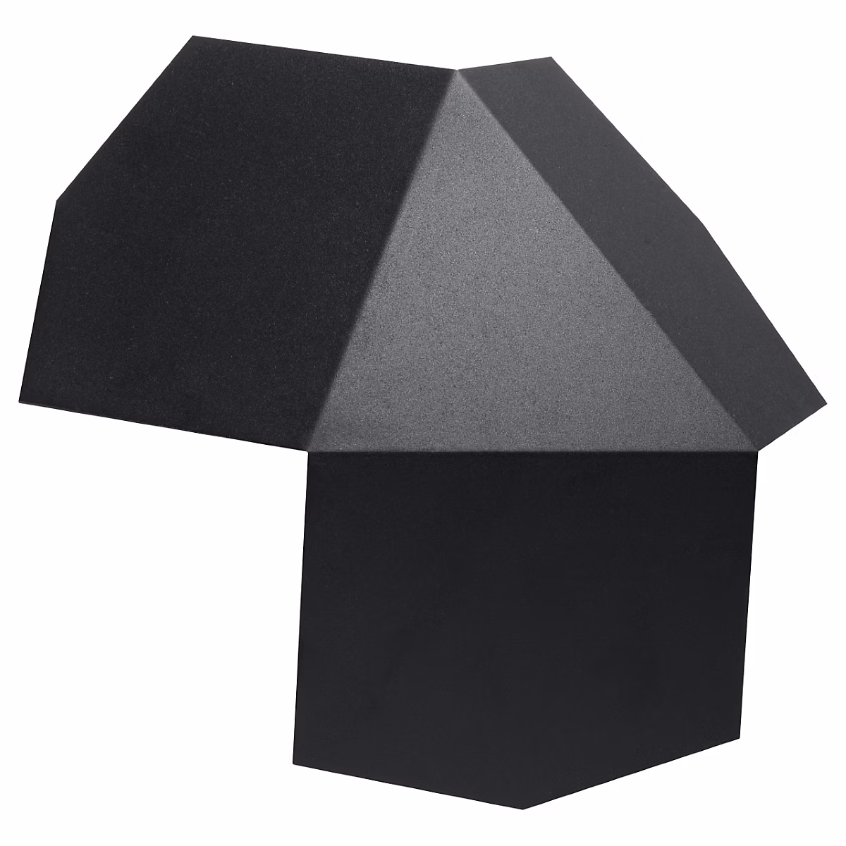Applique en acier 2 lampes 30 × 30 × 8cm Sollux