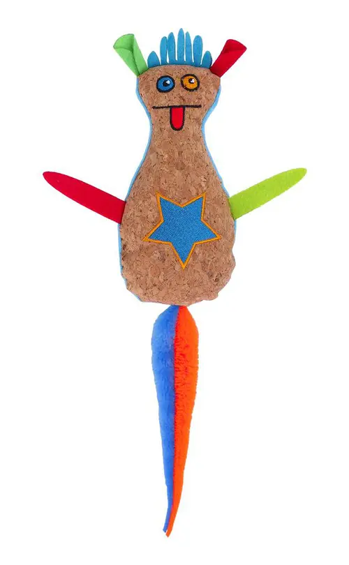 Jouet pour chat coloris multicolore Wouapy Stranger Big Star - 21 x 18 x 4,8 cm