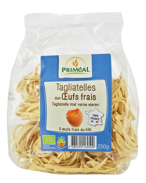 Tagliatelles aux oeufs 250 g PRIMEAL