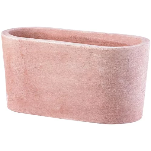 Jardinière coloris terre claire Anticomestiere Moderne Ovale - 40 x 20 x 20 cm