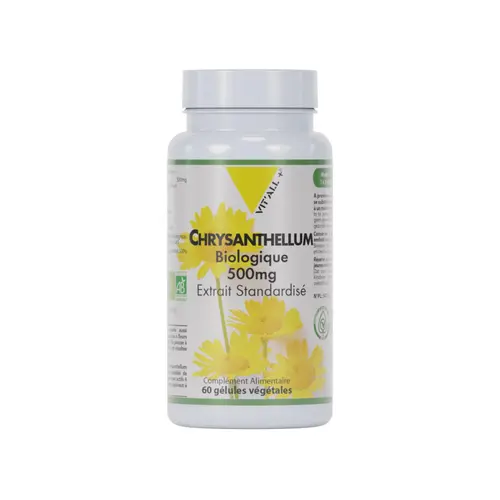 Complément alimentaire bio Vit’All+ Chrysanthellum 500 mg - les 60 gélules végétales