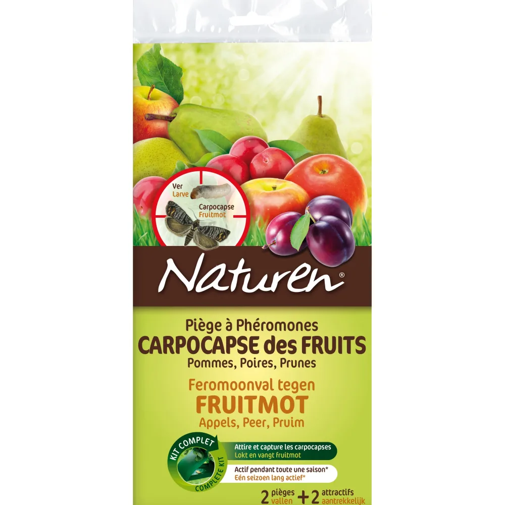 2 Pièges à phéromones - Carpocapse des fruits NATUREN