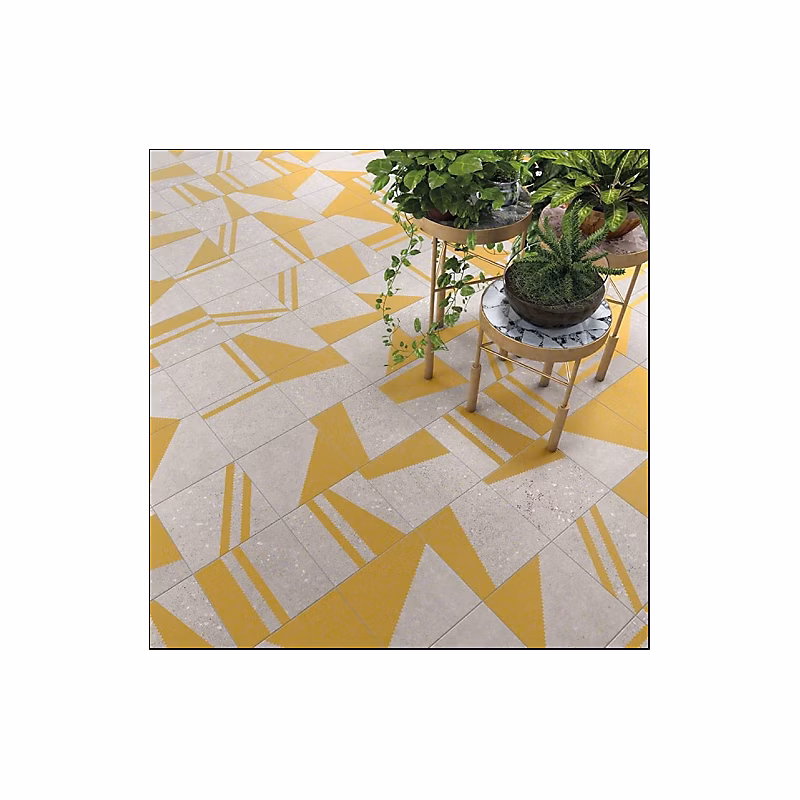 Carrelage sol / mur effet ciment 20 × 20 cm KOKOMO GRIS ORO NASSAU PATCHWORK