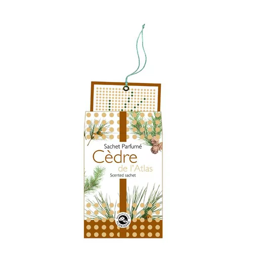 Sachet senteur Aromandise Cèdre de l’Atlas