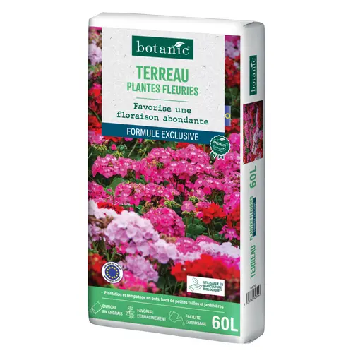 Terreau pour plantes fleuries botanic® 60 L