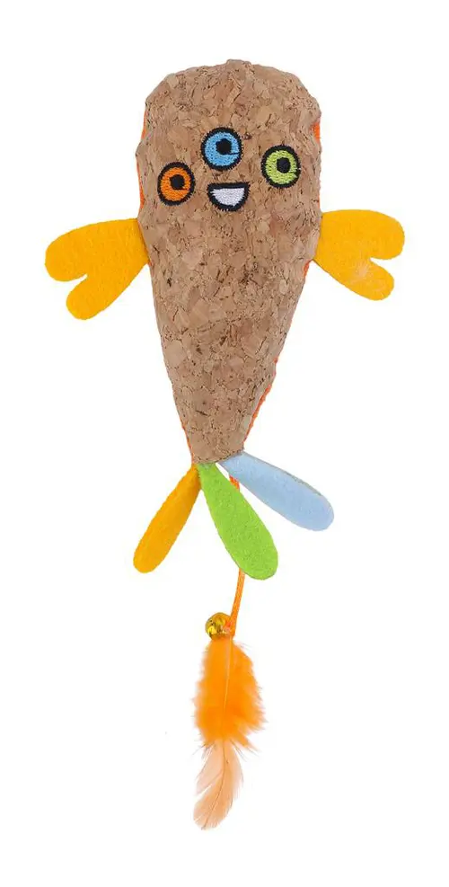 Jouet pour chat coloris multicolore Wouapy Stranger Le Joyeux - 15 x 9,5 x 3 cm