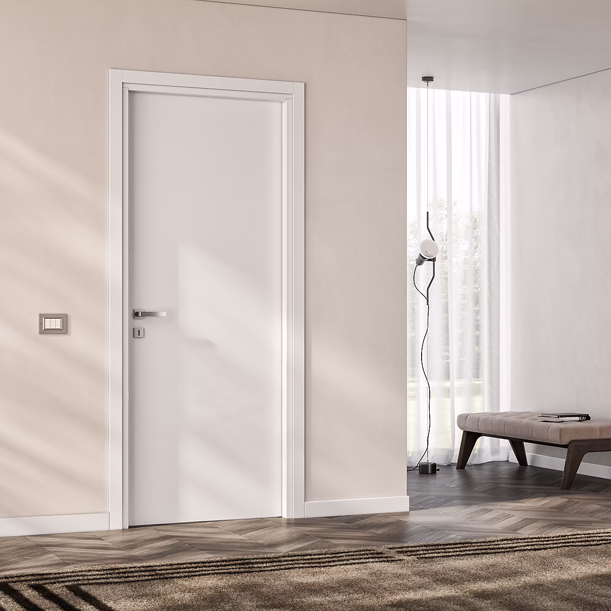 Bloc porte ESSENCE Blanc 93 réversible – Réf. ZGCXJEWJN4387166549