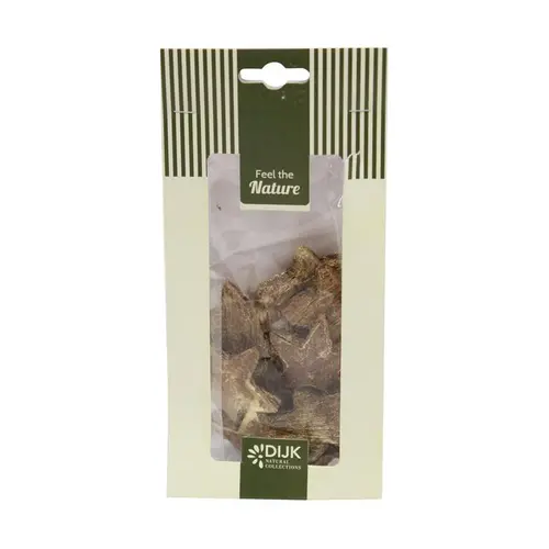 Étoiles de coco coloris lait d’or en sachet - les 10 pièces