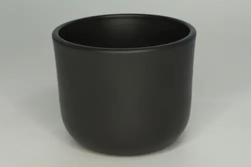 Cache-pot La Belle Verte coloris gris - Ø 13 x 13 cm
