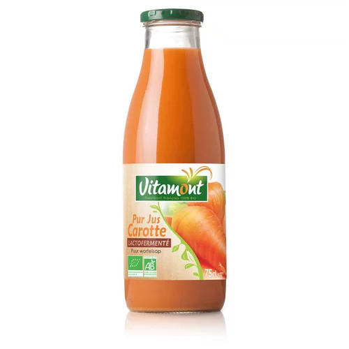 Jus de carotte lactofermenté bio 75 cl