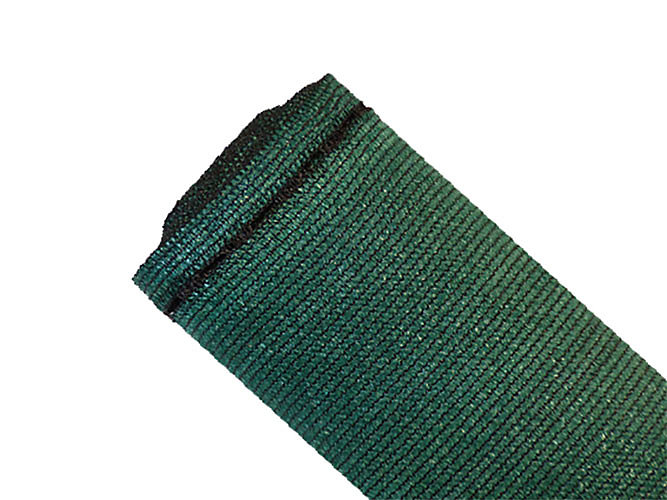 Brise-vue 90% – Vert/noir, 185gr/m², Grande dimension, Boutonnières Vert/Noir 1.80m x 10m