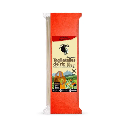 Tagliatelles de riz 1/2 complet bio Compagnie du Riz - 200 g