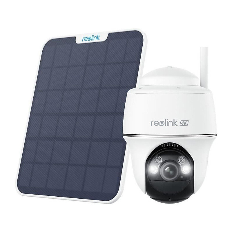 Caméra extérieure – REOLINK | B440 | Panneau solaire | Blanc