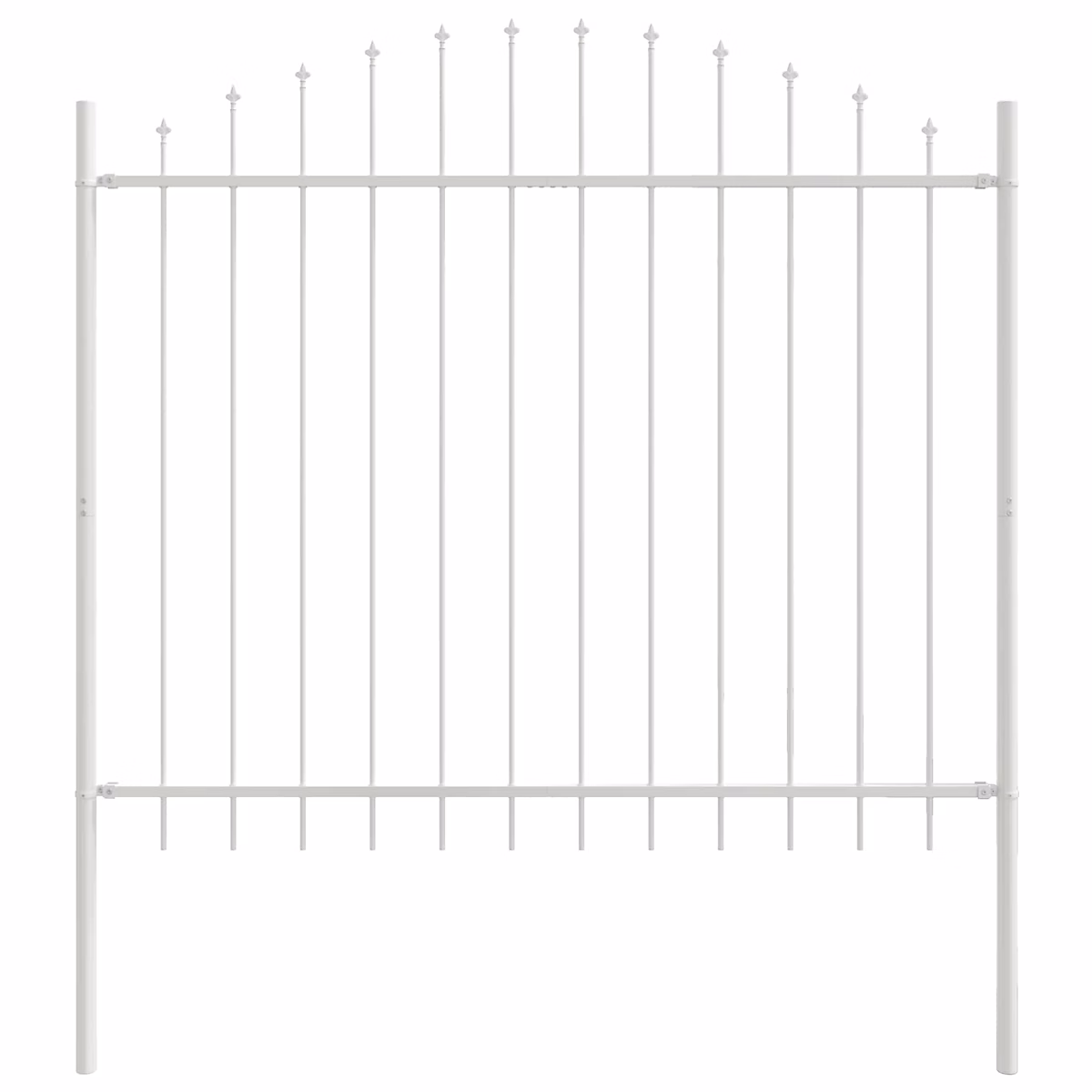 Clôture de jardin WOERDEN 7 pc 170 × 165 cm Blanc vidaXL