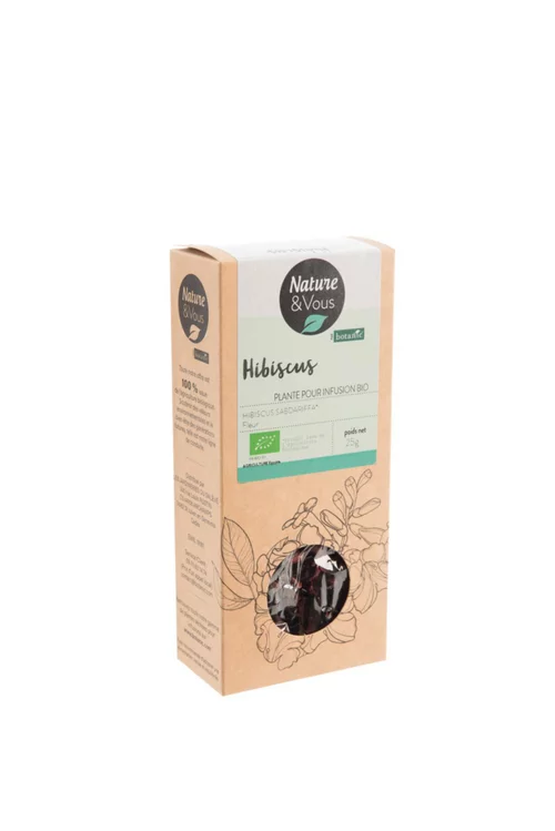 Infusion bio hibiscus fleur Nature & Vous – 25 g