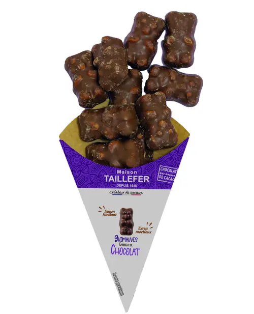 Oursons à la guimauve Maison Taillefer - dans un cornet de 120 g