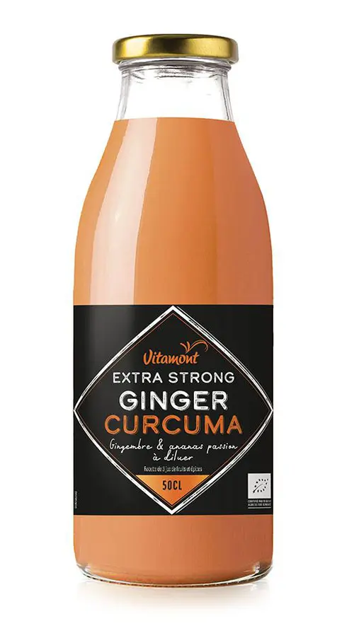 Boisson bio Extra Strong curcuma Vitamont – 50 cl