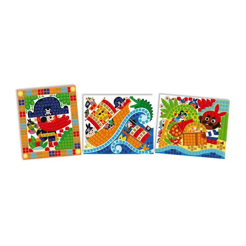 Jeu créatif Mosaïque en mousse thème Pirates – Dès 5 ans