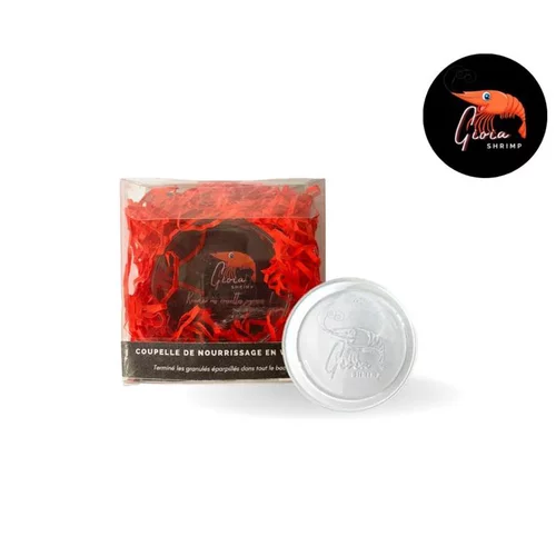 Coupelle de nourrissage en verre Gioiashrimp – 60 mn